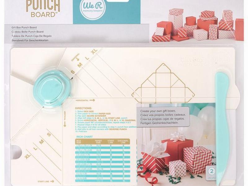 We R Gift Box Punch Board