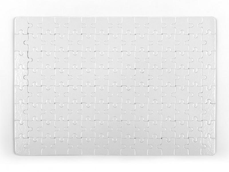 Puzzle 27x18 cm za sublimaciju 126 delova, perla bela